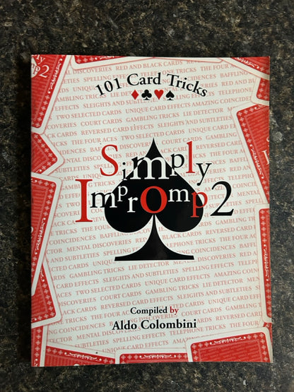 Impromptu Card Magic/Simply Impromp2 - Aldo Colombini - SIGNED