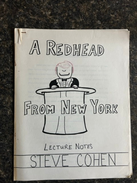 A Redhead From New York - Steve Cohen