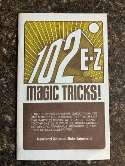 102 E-Z Magic Tricks - D. Robbins