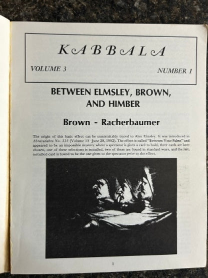 Kabbala Vol.3 - Jon Racherbaumer