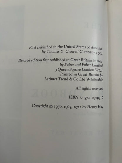 The Amateur Magician's Handbook - Henry Hay (HC, 1971 ed.)