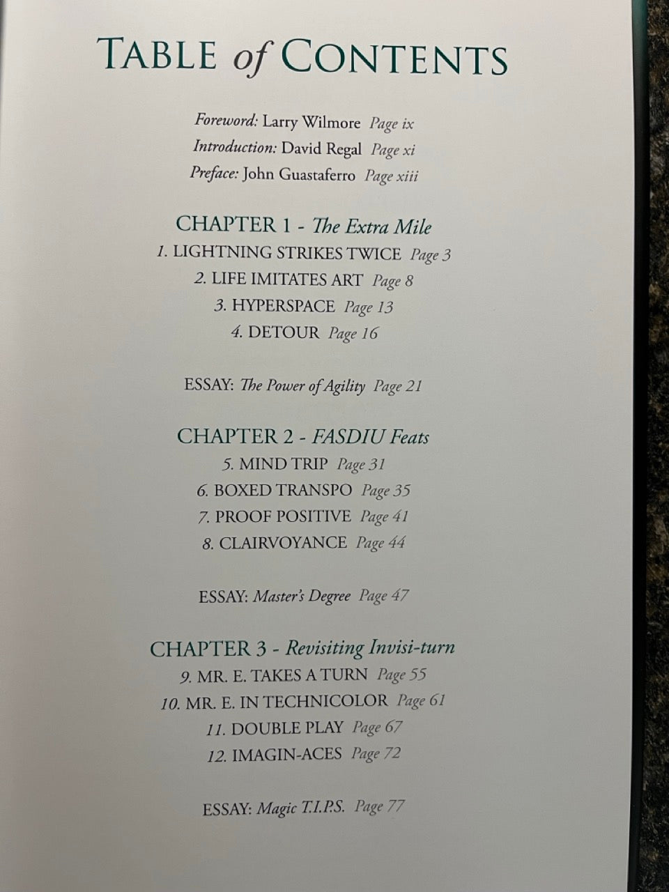 Final Degree - John Guastaferro