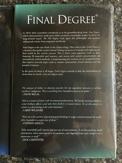 John Guastaferro's Degree Trilogy (No Slipcase)