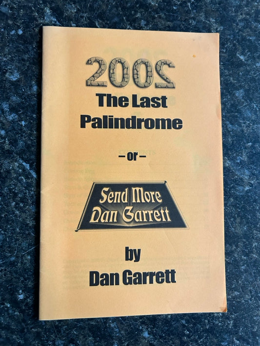2002: The Last Palindrome - Dan Garrett