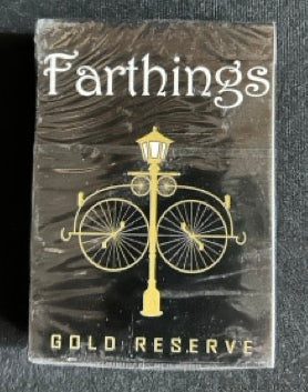 Farthings Playing Card Deck (Black & Gold edition) - GLC Card Co. (SM4)