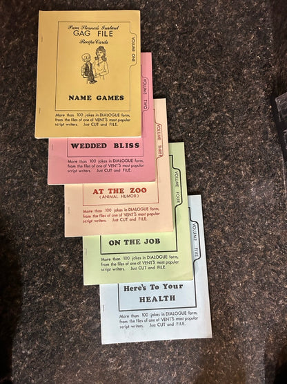 Pam Sterner's Instant Gag File Recipe Cards, Vols. 1-9 + additional book