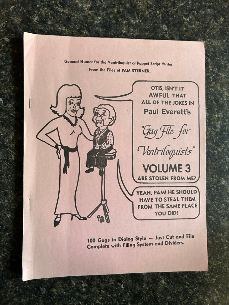 Pam Sterner's Instant Gag File Recipe Cards, Vols. 1-9 + additional book