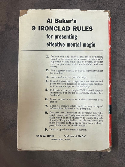 Mental Magic: How To Read Minds - Al Baker