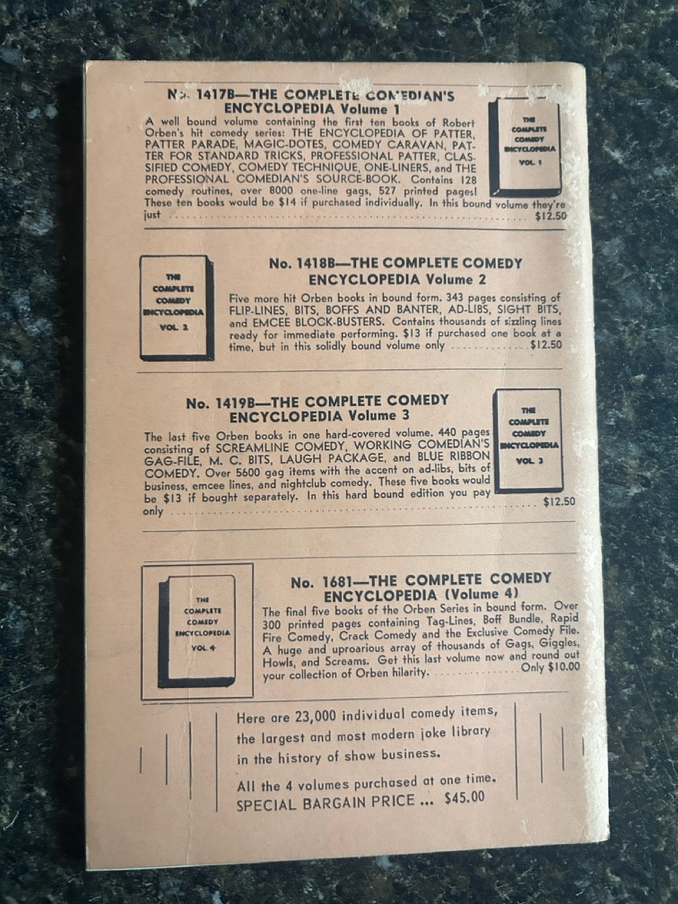 The Working Comedian's Gag File - Robert Orben