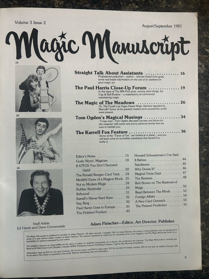 Magic Manuscript (Karrell Fox cover) - 1981