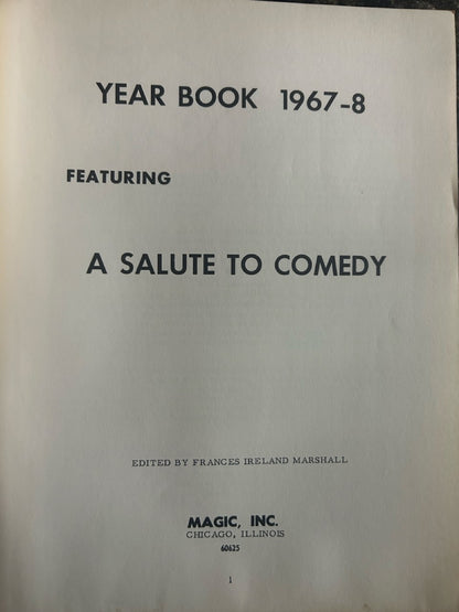 Ireland's 1967/68 Yearbook - Laurie Ireland