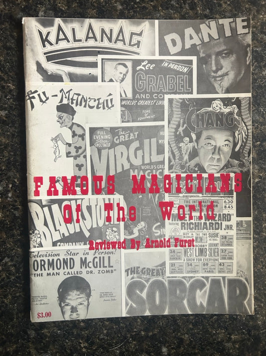 Famous Magicians of the World - Arnold Furst - SIGNED & Numbered #93