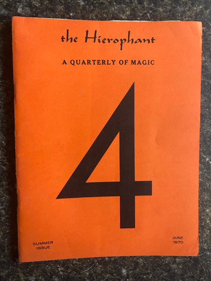 The Hierophant A Quarterly Of Magic 4