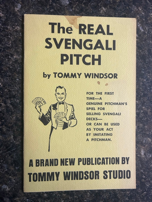 The Real Svengali Pitch - Tommy Windsor