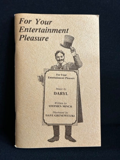 Daryl's For Your Entertainment Pleasure - Stephen Minch (softcover)