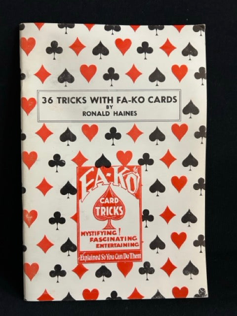 36 Tricks with Fa-Ko Cards - Ronald Haines