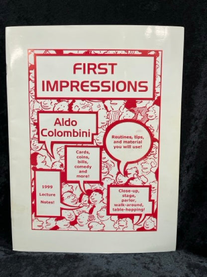 First Impressions - Aldo Colombini - SIGNED