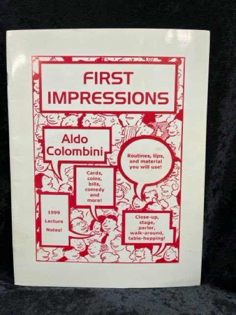 First Impressions - Aldo Colombini - SIGNED