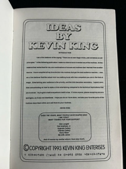 Ideas - Kevin King