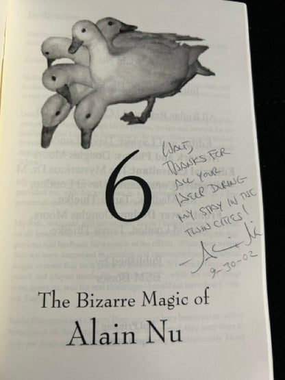 The Bizarre Magic of Alain Nu - SIGNED