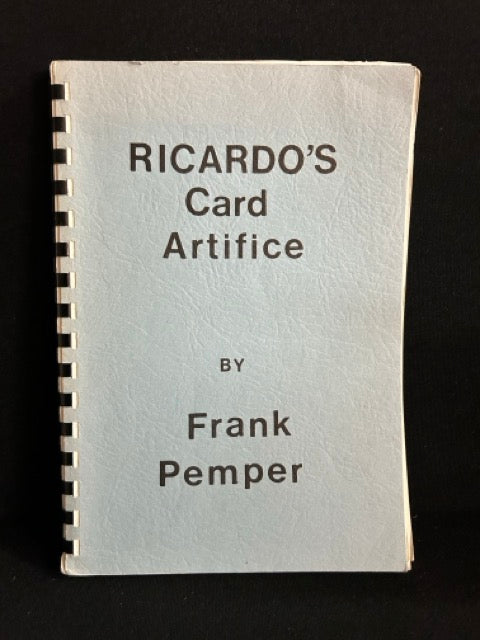 Ricardo's Card Artifice - Frank Pemper