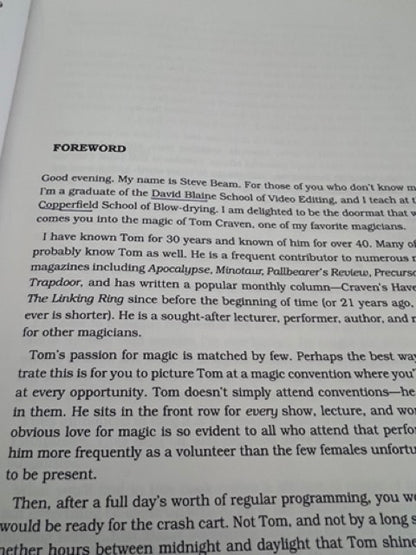 My (Almost) 50 Years in Magic - Tom Craven