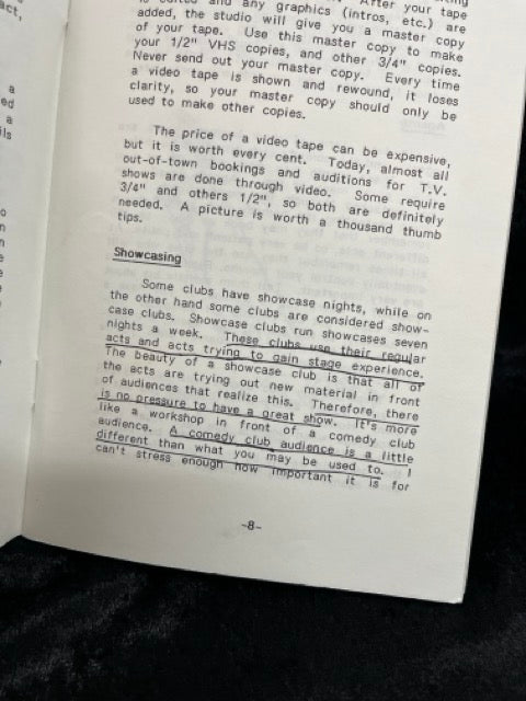 Comedy Clubs for All Magicians - John Ferrentino (underlining)