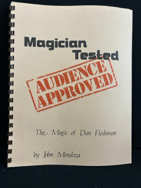 Magician Tested Audience Approved - John Mendoza - SIGNED
