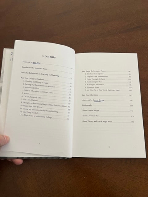 Teaching Magic  - Eugene Burger & Lawrence Hass