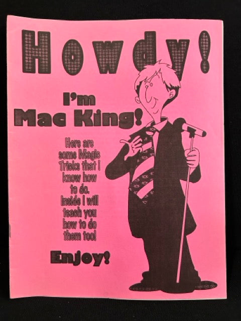 Howdy! I'm Mac King - Mac King