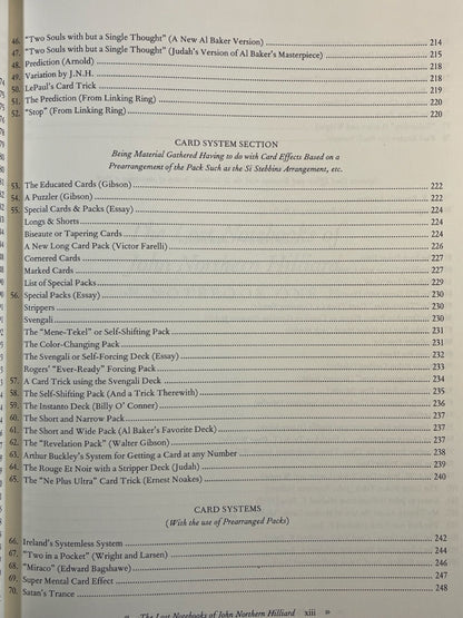 The Lost Notebooks of John Northern Hilliard - Genii Corporation (USED)
