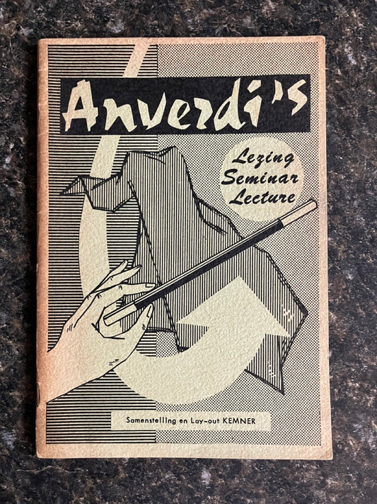 Anverdi's Lezing Seminar Lecture - SIGNED by Anverdi