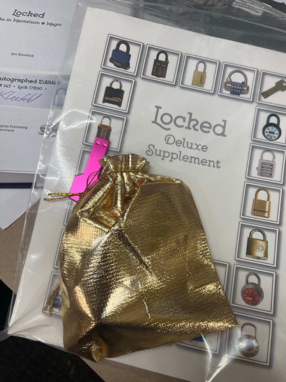 Locked (Deluxe Edition) w/ Locks, Flash Drive & Supplement - Jim Kleefeld