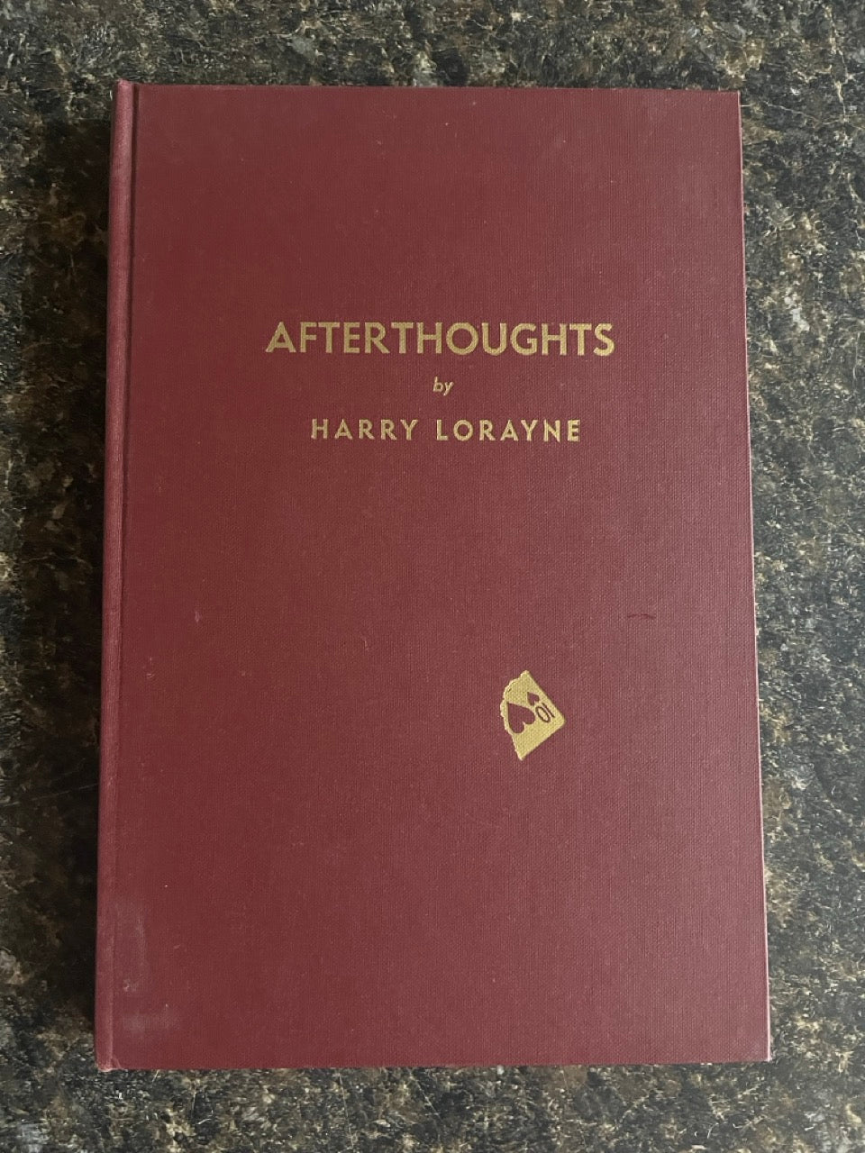 Afterthoughts - Harry Lorayne
