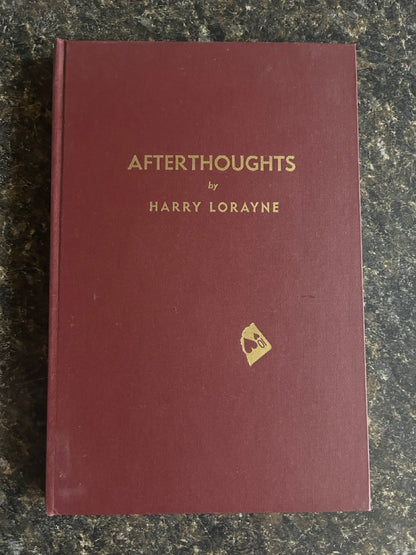Afterthoughts - Harry Lorayne