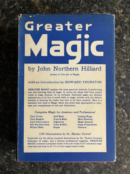 Greater Magic - John Northern Hilliard (1947 ed., HC w/dj)