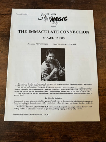 The Immaculate Connection - Paul Harris - New Stars of Magic Series