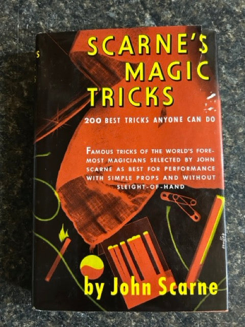 Scarne's Magic Tricks - John Scarne - HC w/dj