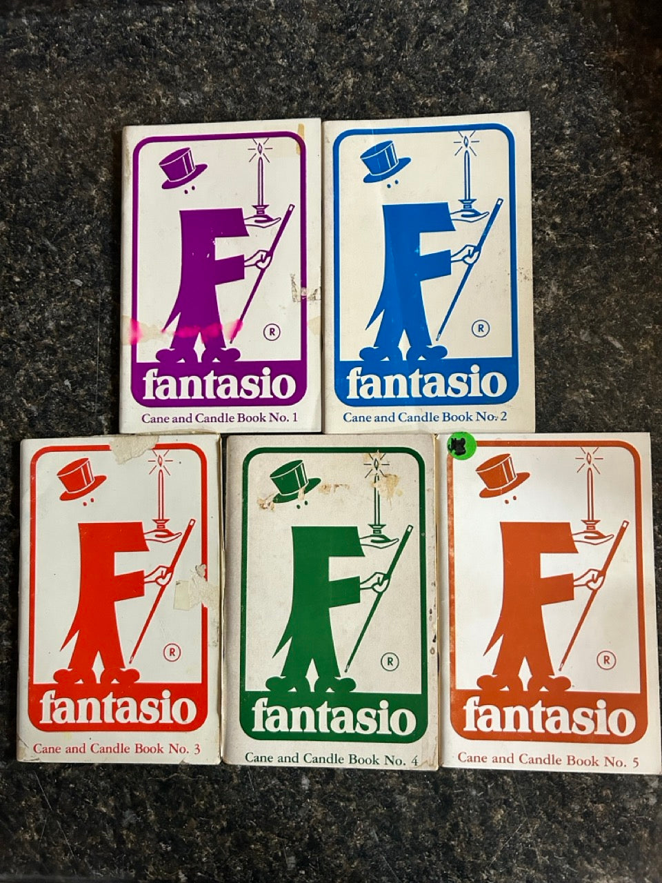 Fantasio Cane and Candle, Books 1 to 5 - David Ginn