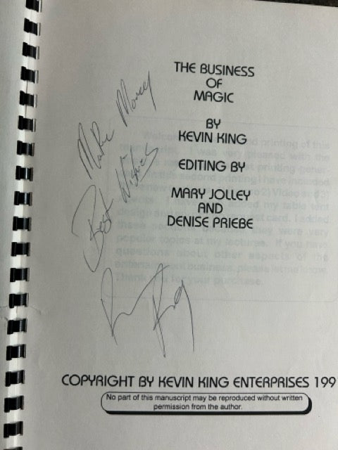 The Business of Magic - Kevin King
