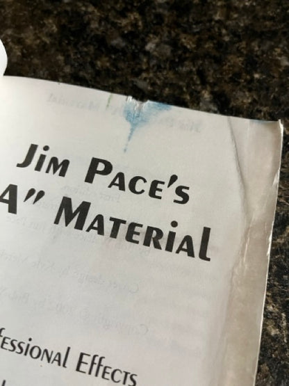 Jim Pace's "A" Material - Practical Magic for Restaurant Magicians