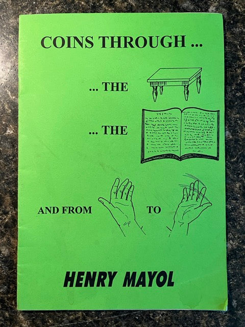 Coins Through...the table...the book and from Hand to Hand - Henry Mayol