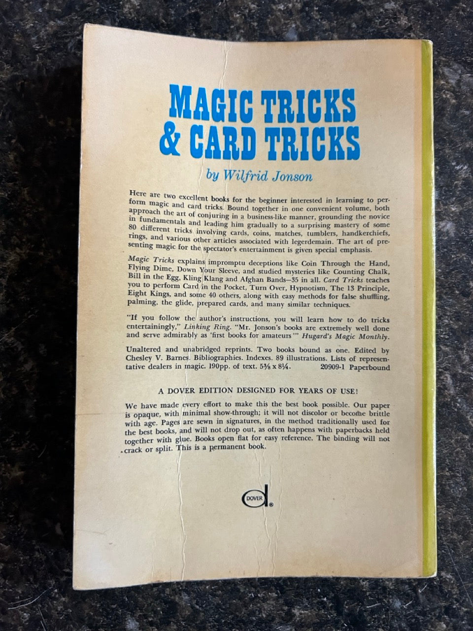 Magic Tricks & Card Tricks - Wilfrid Jonson