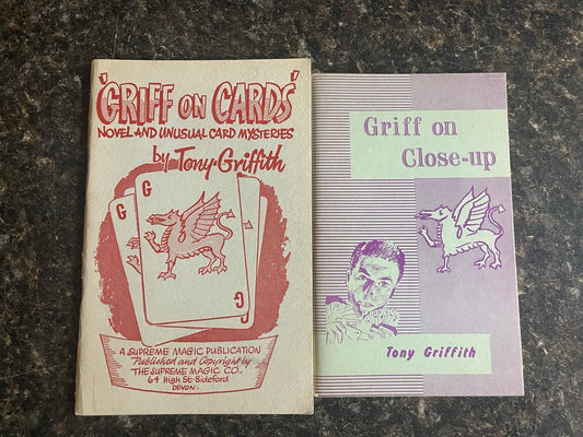 Griff on Close-Up/ Griff On Cards - Tony Griffith - SIGNED