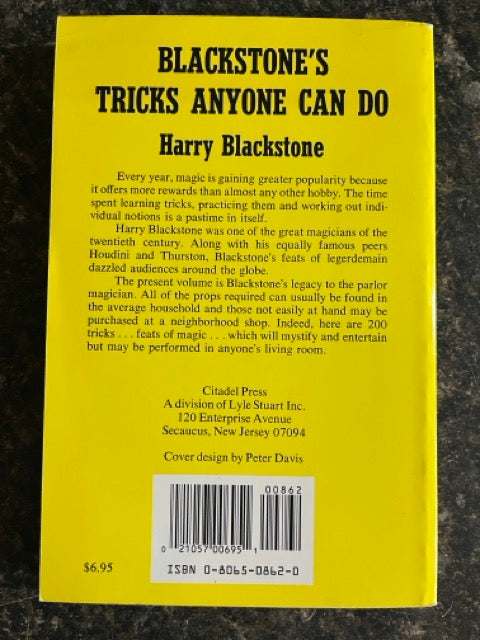 Blackstone's Tricks Anyone Can Do - Harry Blackstone