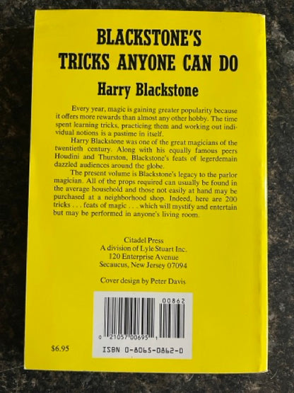 Blackstone's Tricks Anyone Can Do - Harry Blackstone