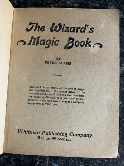 The Wizard's Magic Book - Peter Adams