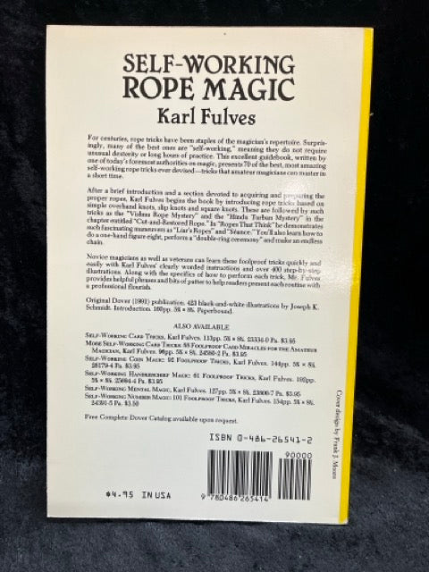 Self-Working Rope Magic - Karl Fulves