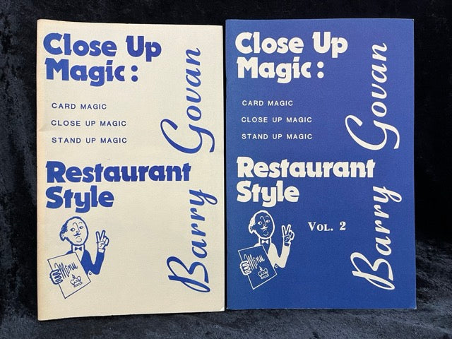 Close Up Magic: Restaurant Style Vol 1&2 - Barry Govan