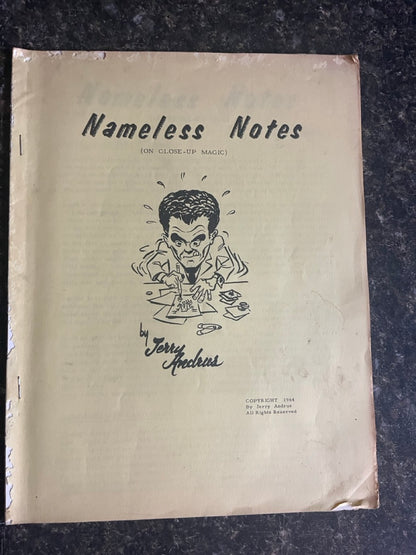 Nameless Notes - Jerry Andrus